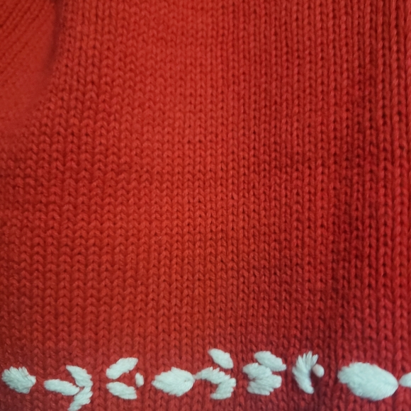 IZOD Club Vintage Cardigan Hand Embroidered Medium - Picture 7 of 8